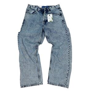 DC Men's Worker Baggy Denim Relaxed Fit Blue Jeans size 32